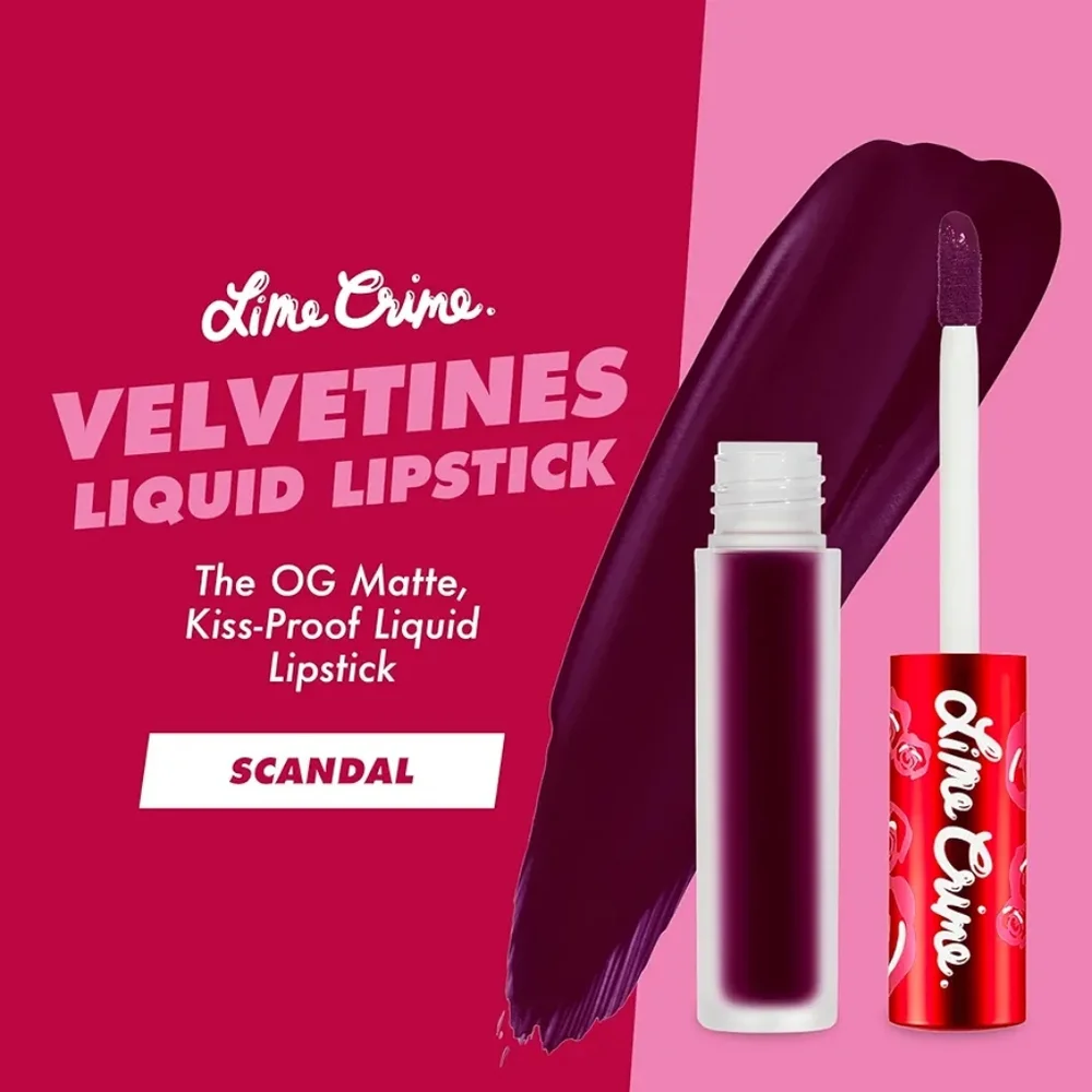 Lime Crime - Velvetines Liquid Matte Lipstick - Scandal